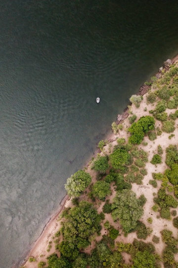 Aerial shot of Zambezi River Bike Trail | Outland Escape